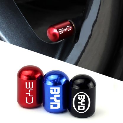 4PCS Car Tire Valve Caps For BYD Tang F3 E6 Atto 3 Yuan Plus Song - Image 10