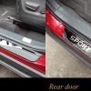 4 Pcs Car Door Sill Protector For BYD ATTO 3 Fiber Leather Tape Car Door Edge Guards - Image 7