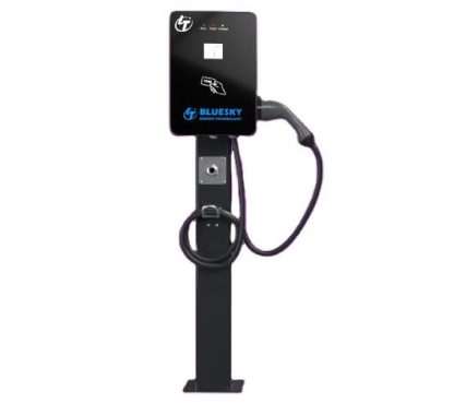 4kw Ev Charger With Smart App 1-phase Type 1 2 Home Charging Station With Cable - Image 3