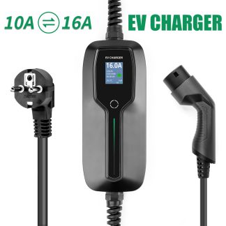 Portable EV Charger Electric vehicle Charging cable 6A-16Amp Type