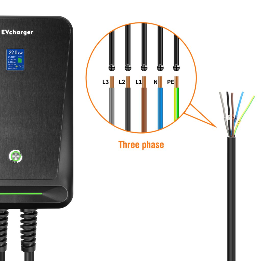 Wallbox EV Charger, Electric Car Charging Station with APP WIFI Control ...