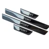 4 Pcs Car Door Sill Protector For BYD ATTO 3 Fiber Leather Tape Car Door Edge Guards - Image 3