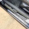 4 Pcs Car Door Sill Protector For BYD ATTO 3 Fiber Leather Tape Car Door Edge Guards - Image 4