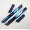 4 Pcs Car Door Sill Protector For BYD ATTO 3 Fiber Leather Tape Car Door Edge Guards
