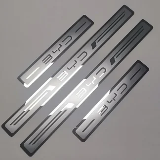 EV Car Door Sill Stainless Metal Protection for BYD Atto 3 Yuan Plus Song Plus Han Tang Qing Dmi Seal Dolphin