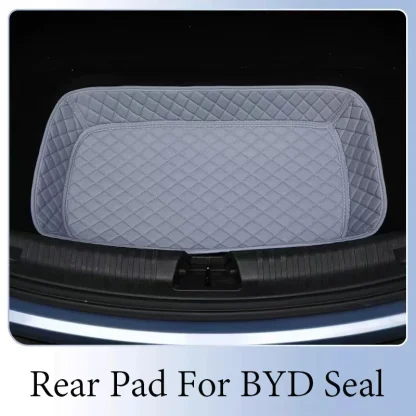 Leather Car Front Storage Box Pad For BYD Seal EV DMi 2023 2024 Trunk Mat - Image 3