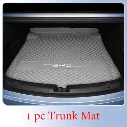 Leather Car Front Storage Box Pad For BYD Seal EV DMi 2023 2024 Trunk Mat - Image 4