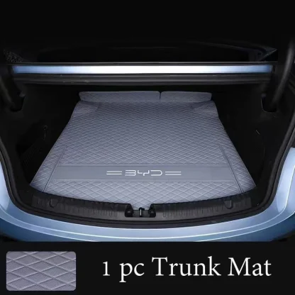 Leather Car Front Storage Box Pad For BYD Seal EV DMi 2023 2024 Trunk Mat - Image 5