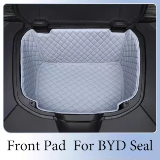 Leather Car Front Storage Box Pad For BYD Seal EV DMi 2023 2024 Trunk Mat