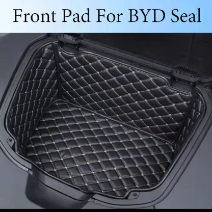 Leather Car Front Storage Box Pad For BYD Seal EV DMi 2023 2024 Trunk Mat - Image 8