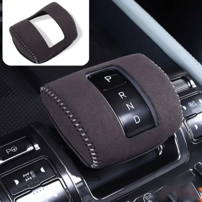 For BYD FangChengBao Leopard 5 Shift Sleeve, Central Control Armrest Box, Protective Hand Sewn Shift Lever Handle Leather Cover - Image 9